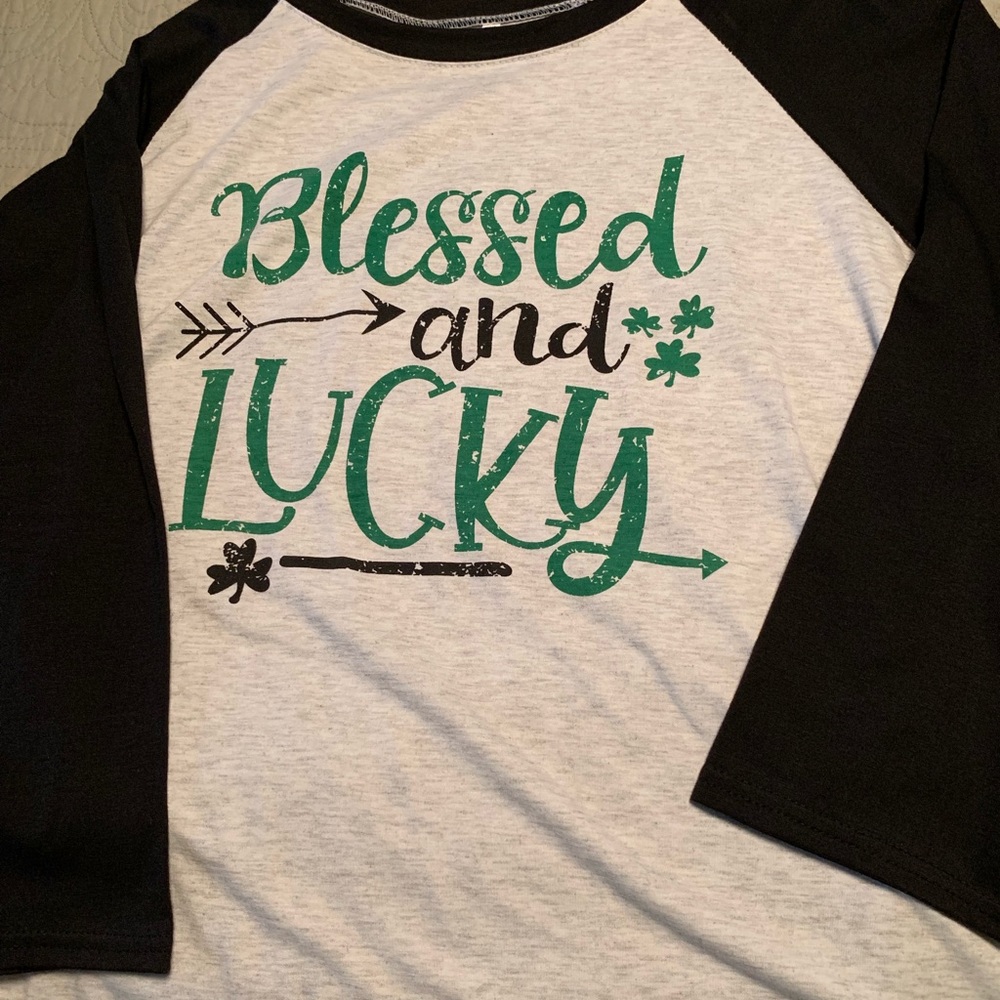 “Blessed and Lucky 🍀 tee